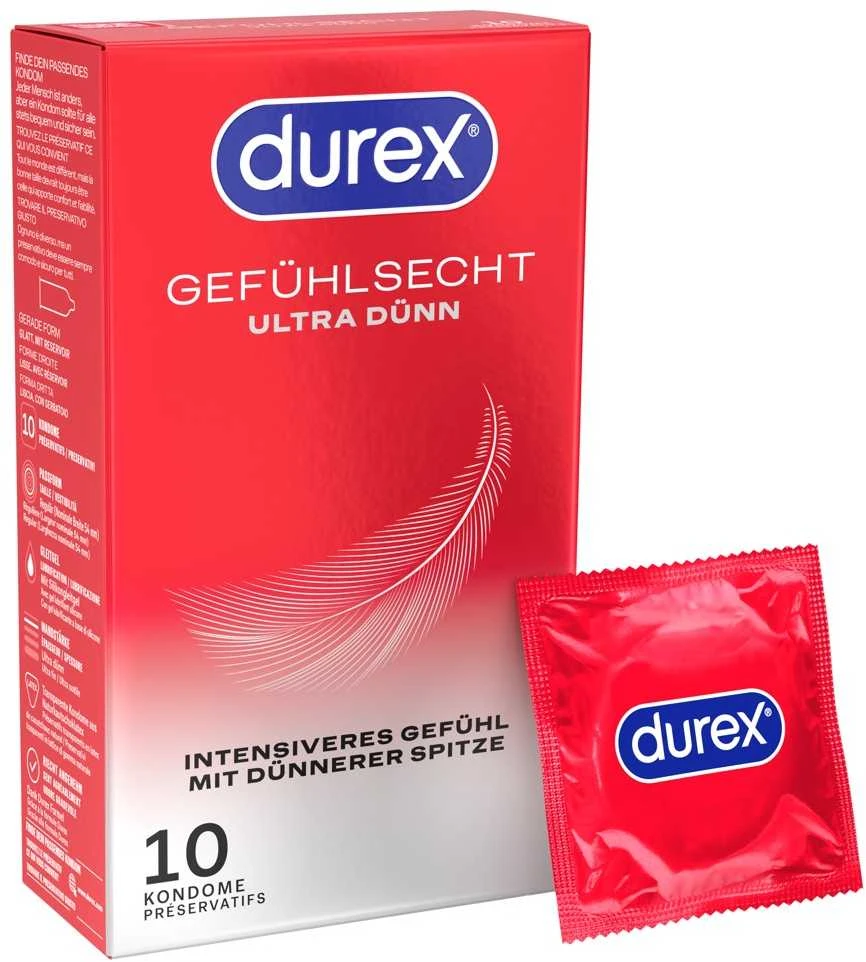Durex Gefühlsecht Ultra Dünn10