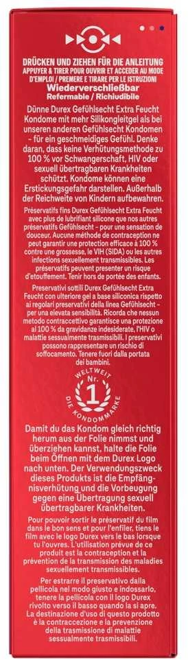 Durex Gefühlsecht Xtrafeucht10