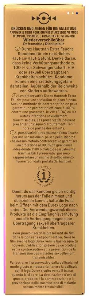 Durex Hautnah Extra Feucht x10
