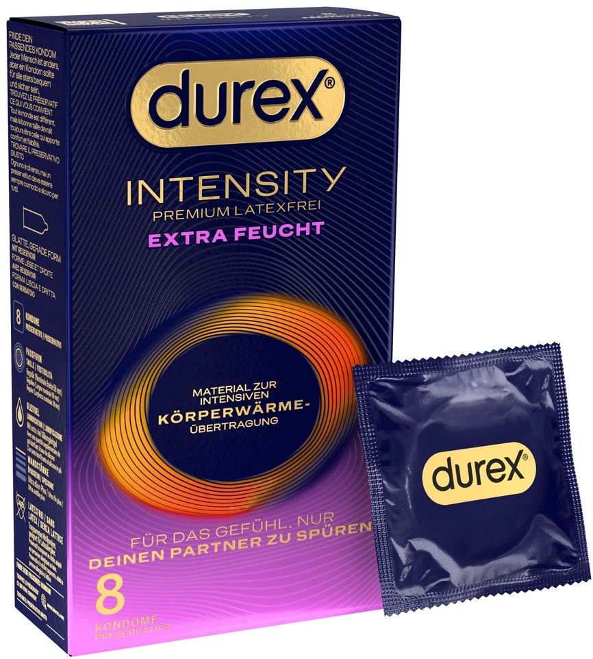 Durex Intensity Extra Moist 8 vnt.
