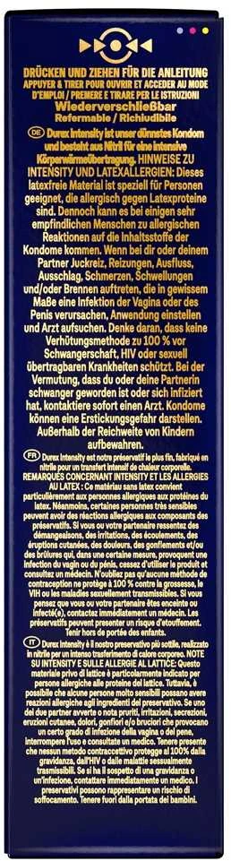 Durex Intensity 8 vnt. pakuotė
