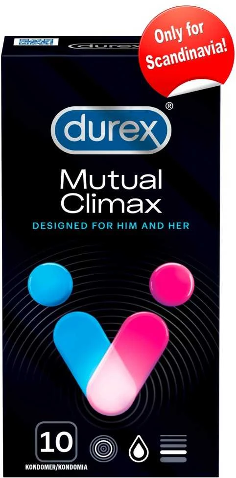 Durex Mutual Climax Stimuliuojantys prezervatyvai (10 vnt.)