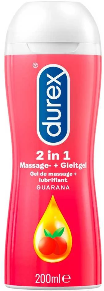 Durex Play Intimate Guarana 2in1 masažo gelis/lubrikantas (200 ml)