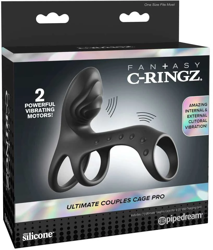 Pipedream FCR Couples Cage Pro Juodas
