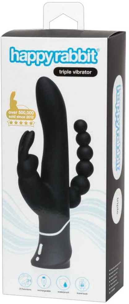 HappyRabbit Triple Curve juodas