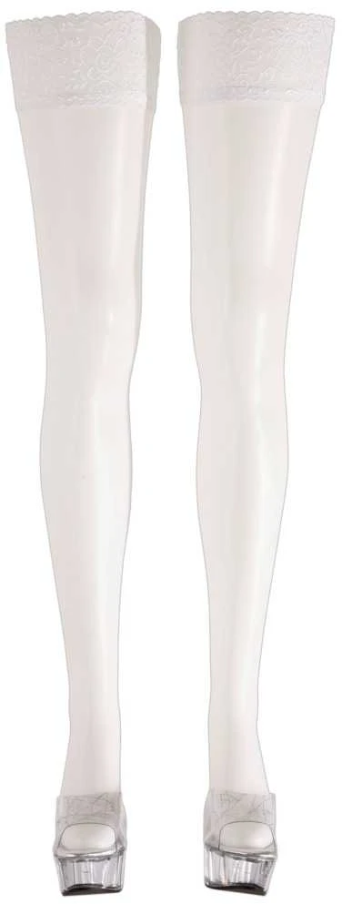 Cottelli Legwear Laikomos kojinės baltas 4