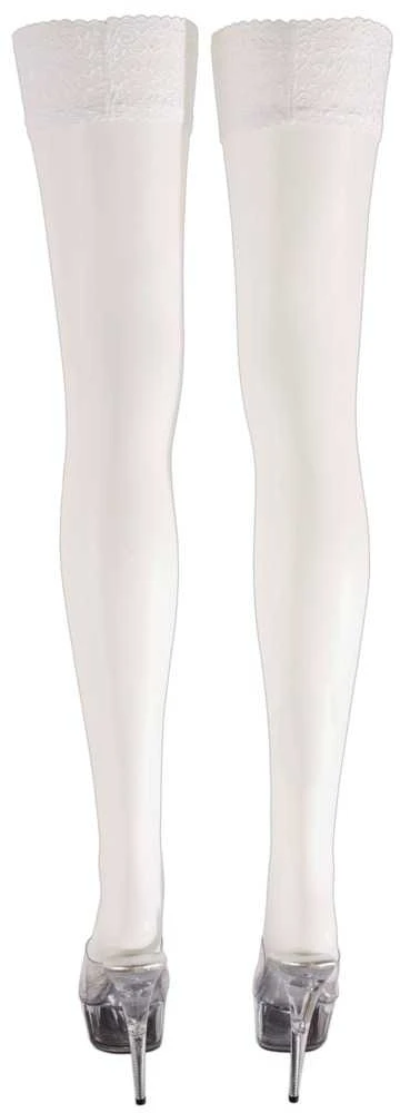 Cottelli Legwear Laikomos kojinės baltas 4