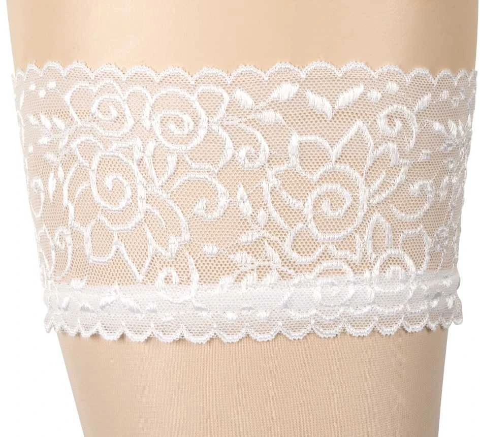 Cottelli Legwear Laikomos kojinės baltas 5