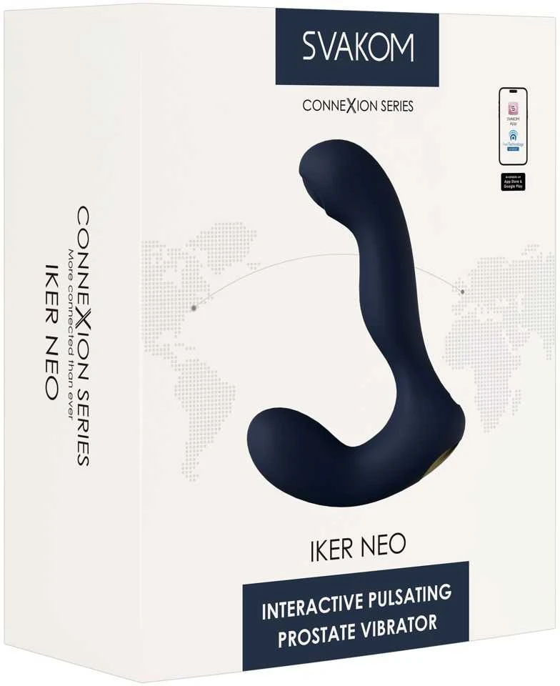 Iker Neo prostatos vibratorius pakuotėje