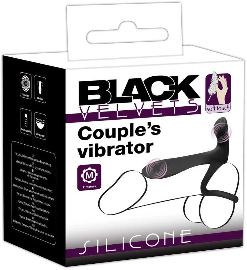 Black Velvets Juodas Velvets Couples Vibrator