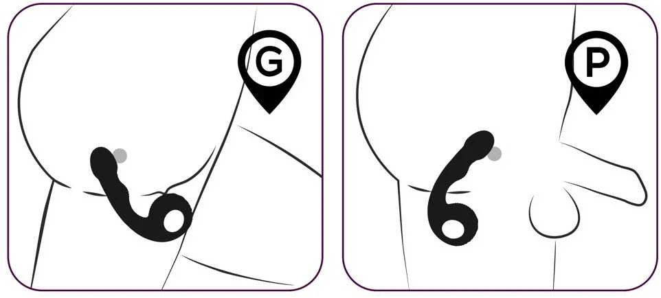 Juodas Velvets G&P-Spot Vibrato