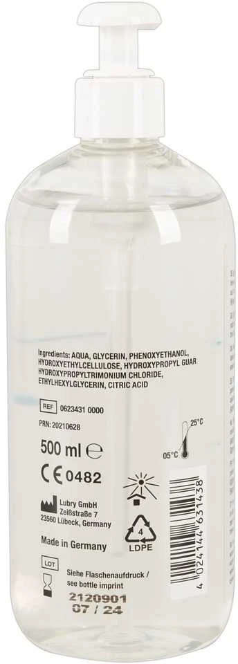 Just Glide Anal Analinis vandens pagrindo lubrikantas, 500 ml