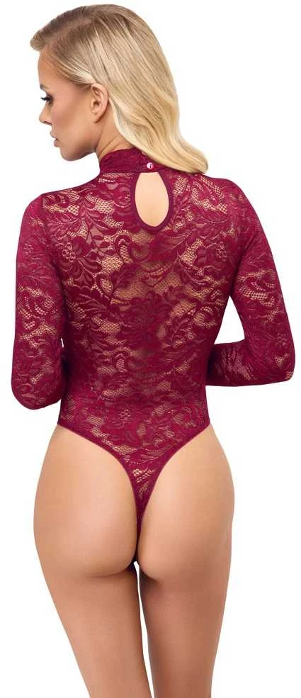 Lace Body raudona S