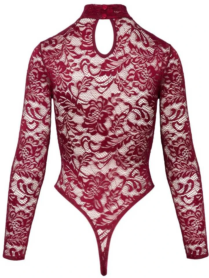 Lace Body raudona S