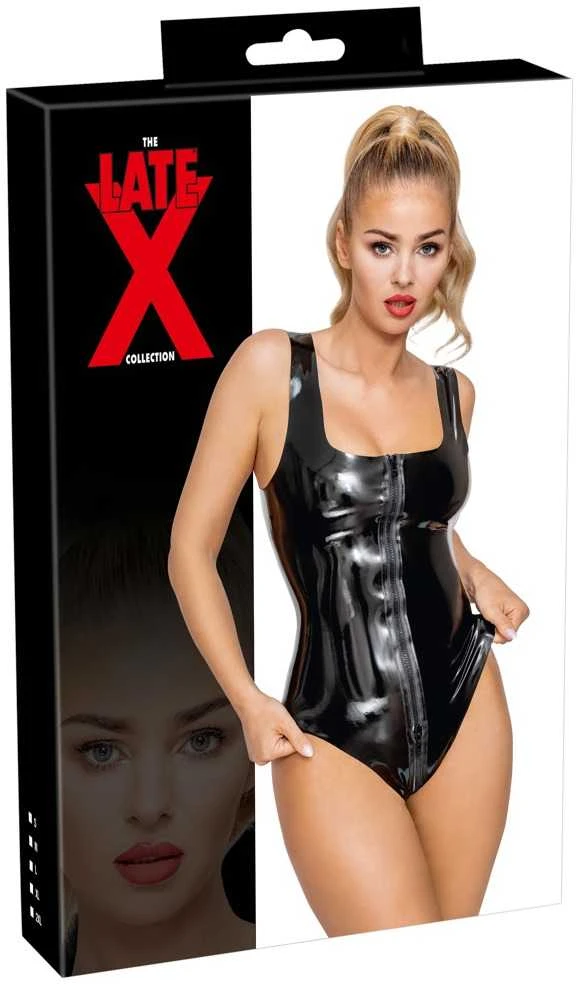 Late X Zipper Lateksinis kūno užtrauktukas 2XL