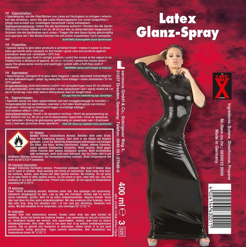 Late X Latex-Brilliance-Purškiklis 400 ml