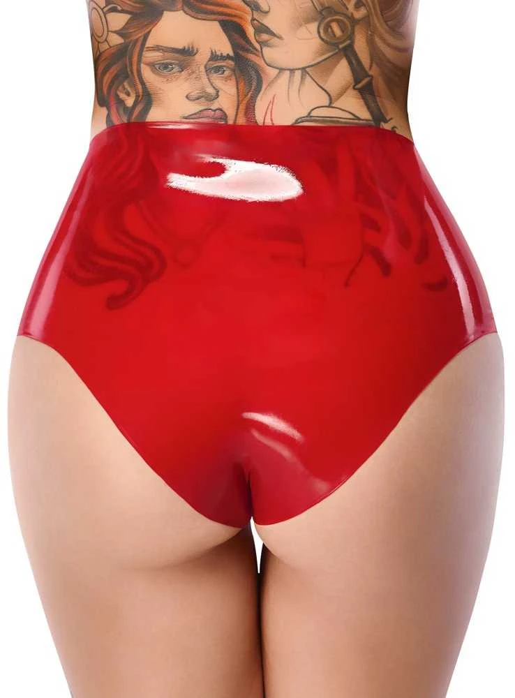 Latex Slip raudona XL