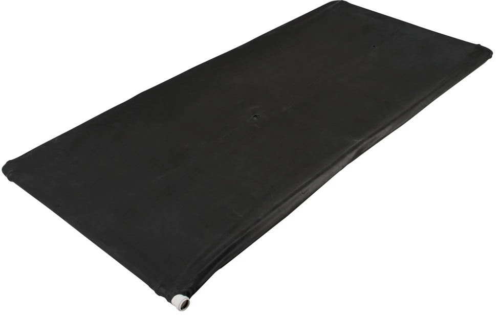Latex Vacuum Bed Juodas
