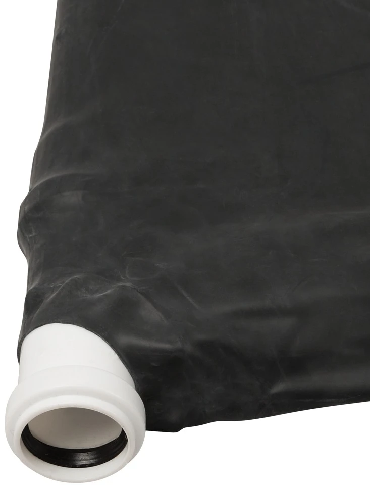 Latex Vacuum Bed Juodas