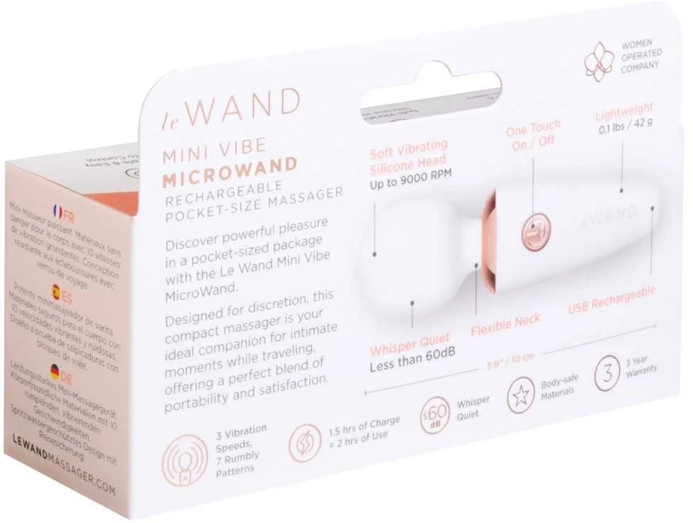 „Le Wand Mini Microwand“ Baltas
