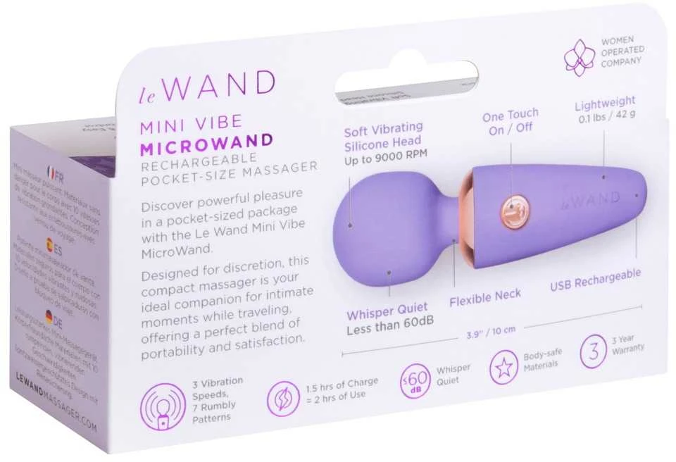 „Le Wand Mini Microwand“ rožinis Vi
