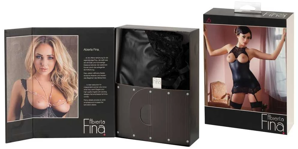 Abierta Fina Lingerie Dress S