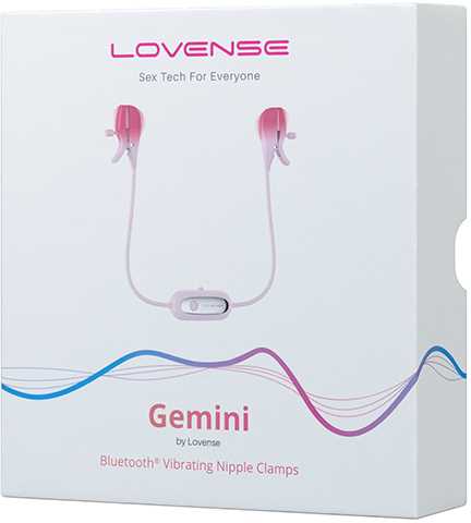 Lovense – „Gemini App“ valdomi vibruojantys spenelių spaustukai