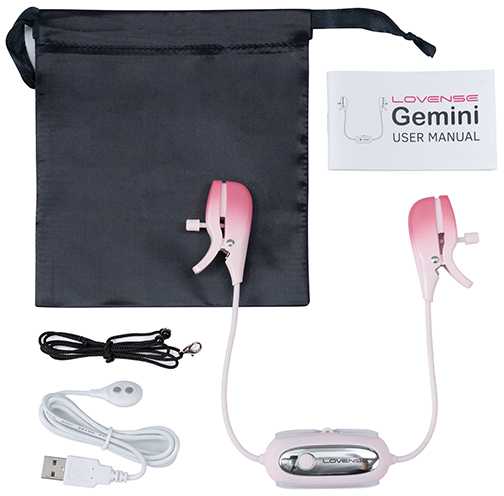 Lovense – „Gemini App“ valdomi vibruojantys spenelių spaustukai