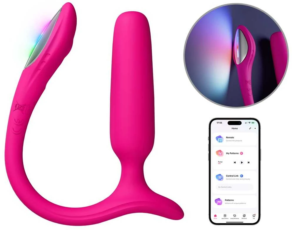 Lovense Lush rožinis vibratorius su programėle