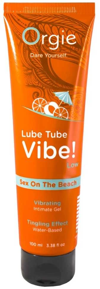 Orgie Lube Tube Vibe! Sex Beach 100