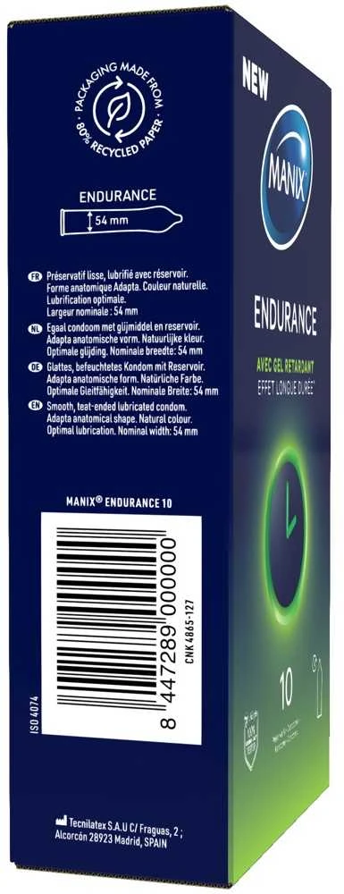 Manix Endurance Condom x10