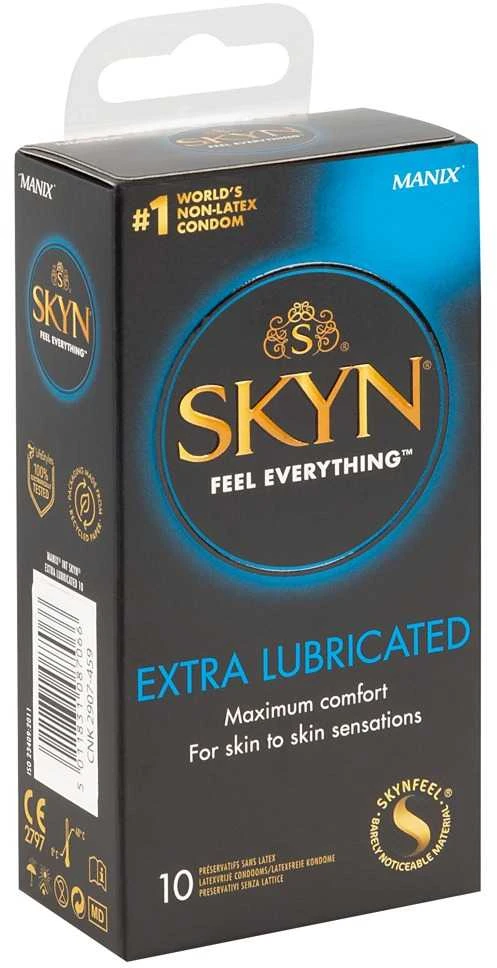 SKYN Extra Lubricated Prezervatyvai be latekso (10 vnt.)