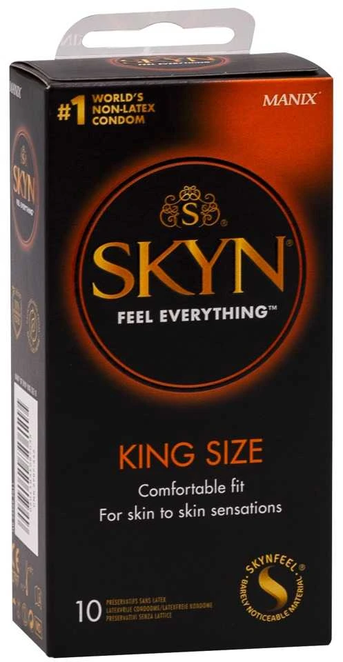 SKYN King Size Prezervatyvai be latekso (10 vnt.)
