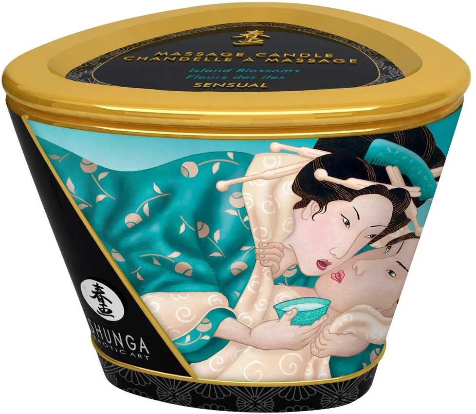 Shunga Masažinė žvakė „Sensitive“ 170 ml