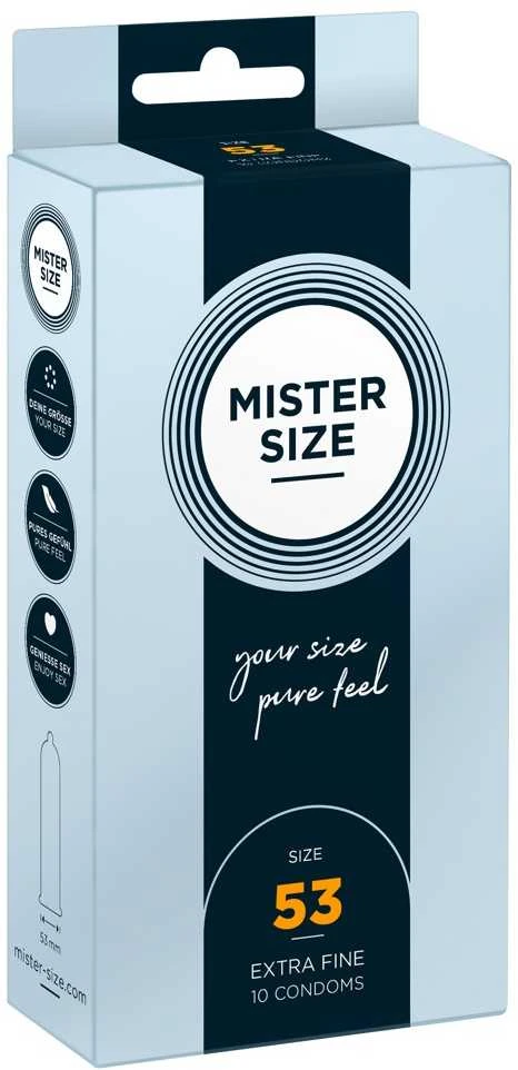 Mister Size 53mm pakuotė po 10 vnt