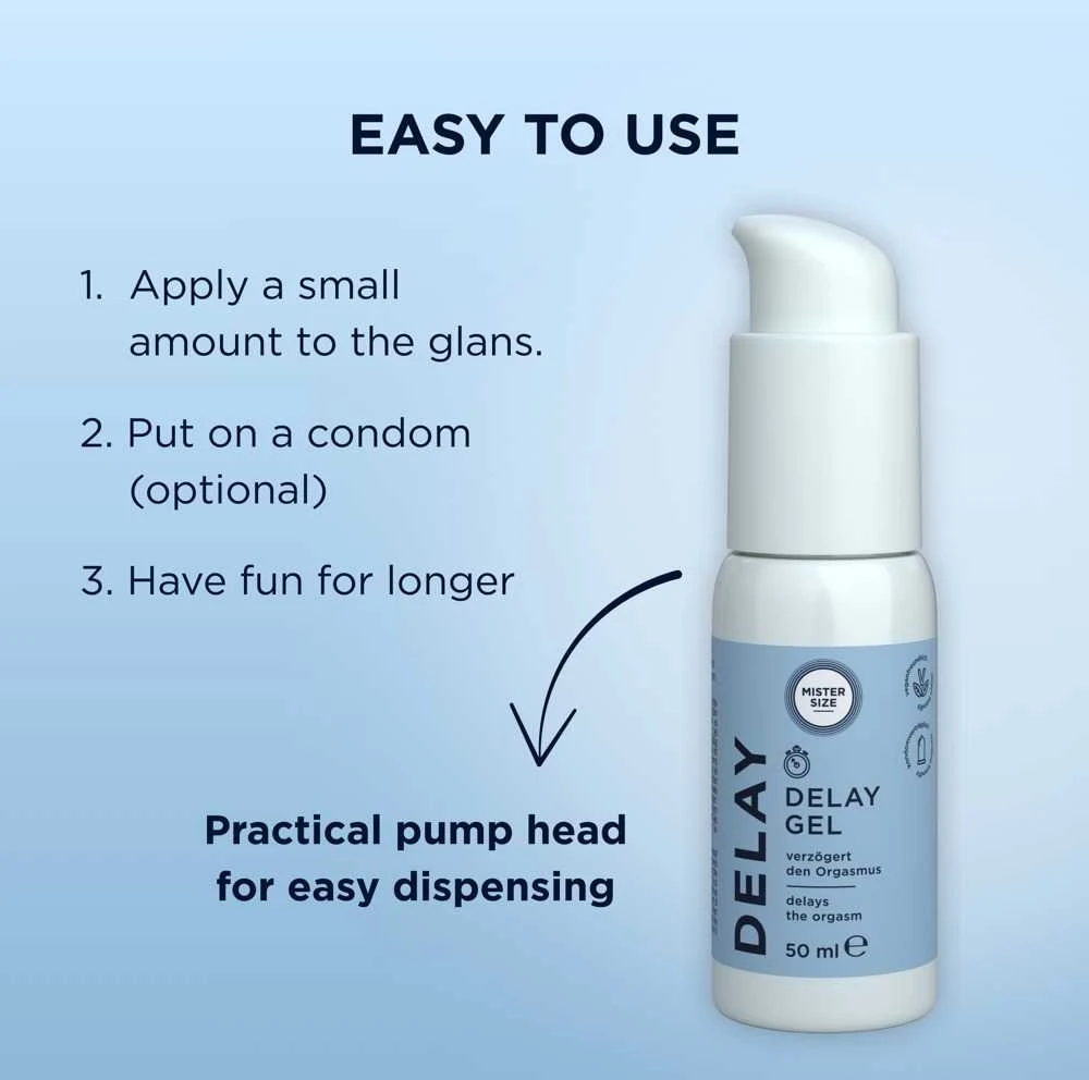 Mister Size Delay Gel 50 ml