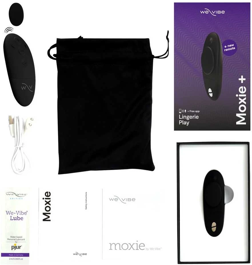 WE-VIBE Moxie+ Satin Juodas New
