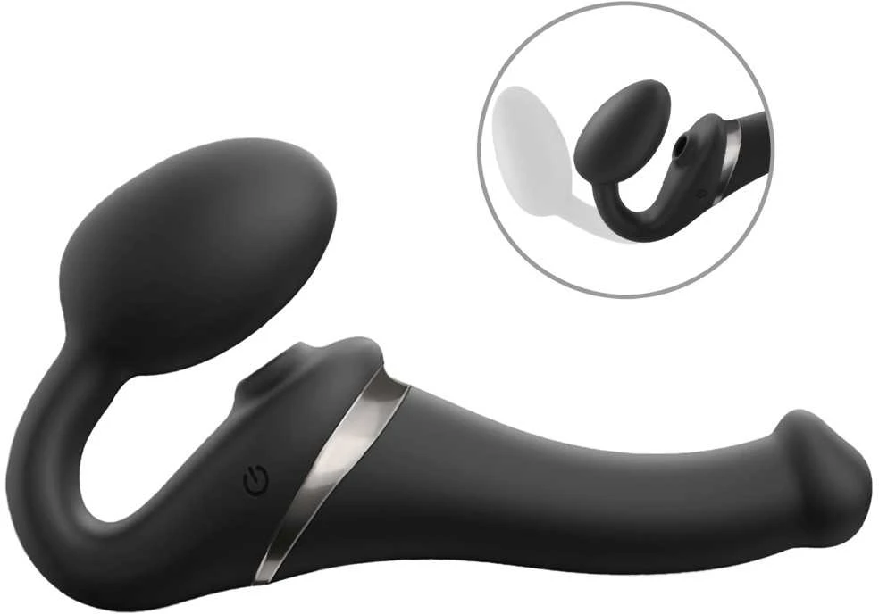Strap-On-Me - Strap-on Multi Orgasm Remote Controlled 3 Motors Juodas S