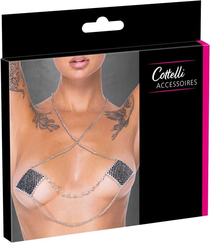 „Nipple Jewellery“ sidabrinis grandinėlė