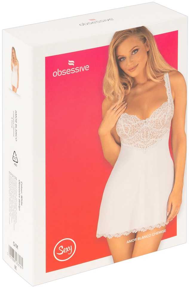 Blanco Obsessive Chemise S/M