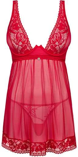 Obsessive – Lacelove babydoll & stringai M/L