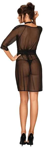 Obsessive - Lucita Peignoir Juodas S/M