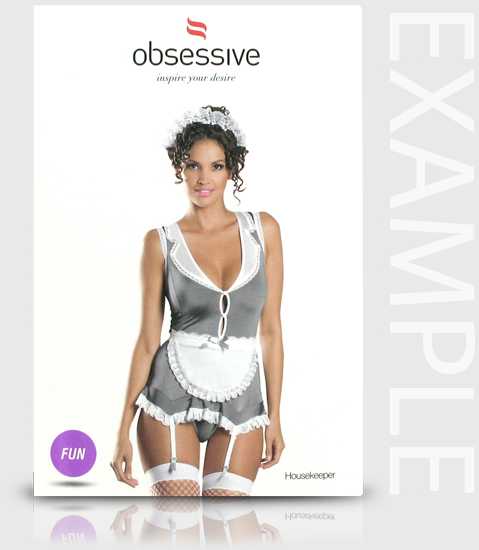 Obsessive - Stewardess Costume Pilkas S/M