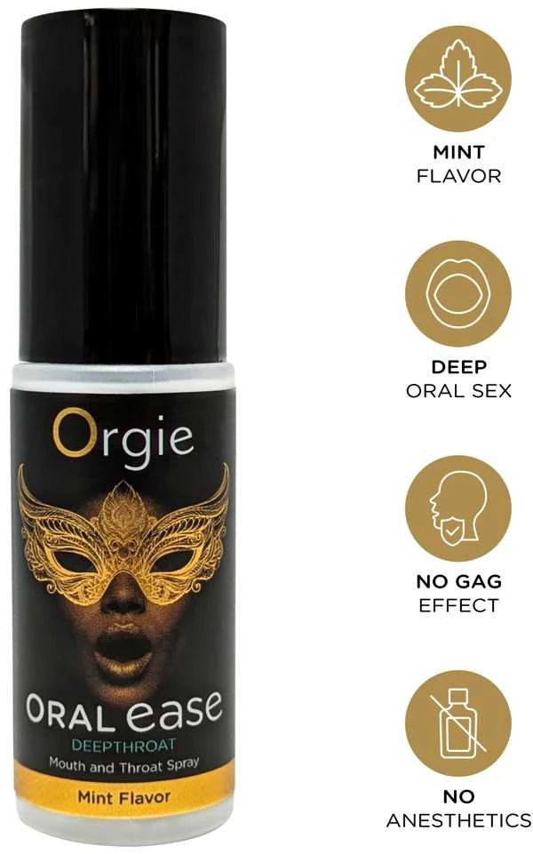 Orgie „Oral Ease“ giluminio gerklės masažas 15 ml