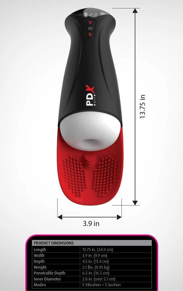 Pipedream PDXE Fap-O-Matic Pro XL Baltas
