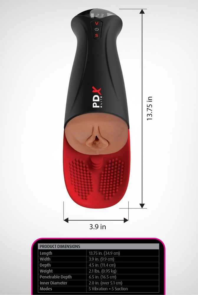 Pipedream PDXE Fuck-O-Matic Pro XL rudas