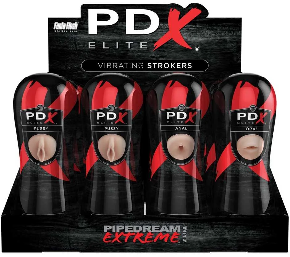 Pipedream PEE Vibrating Stroker Ekranas