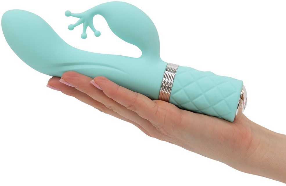 „Pillow Talk“ keistą žalsvai mėlyną