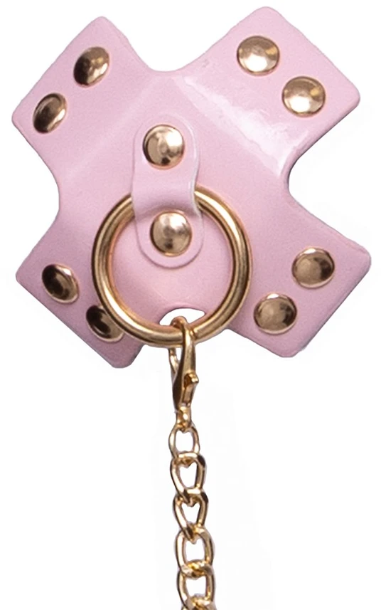 Pink Rožinė BK Nipple Stickers Rožinė Chain
