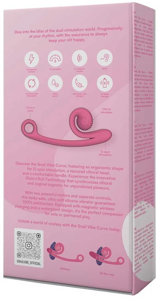 Rožinė Snail Vibe Curve Rožinė